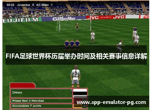 FIFA足球世界杯历届举办时间及相关赛事信息详解 FIFA足球世界杯历届举办时间及相关赛事信息详解